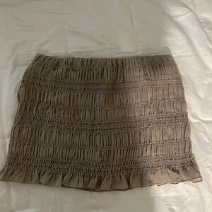 Abercrombie & Fitch Taupe Mini Skort